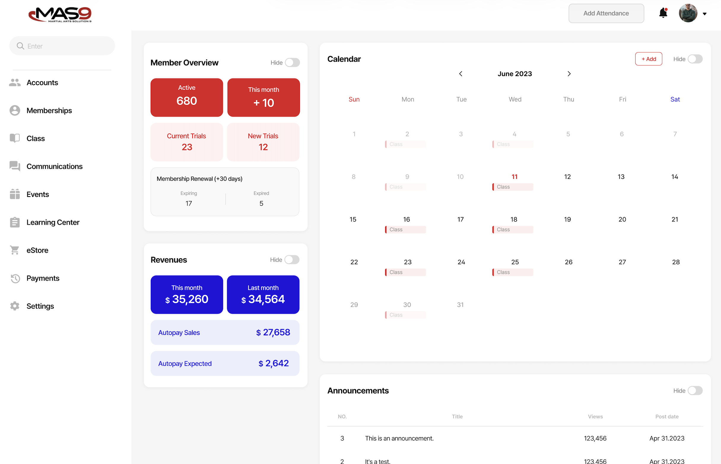 Desktop Dashboard