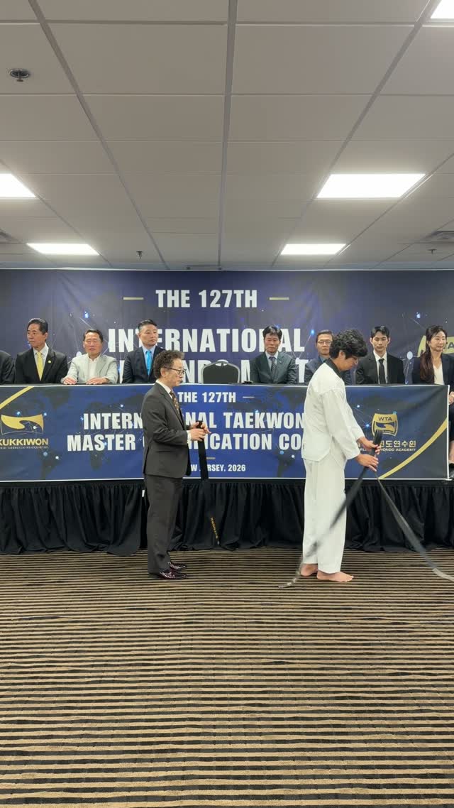 Highlight video 2 from the 127th International Taekwondo Master Qualification Course
