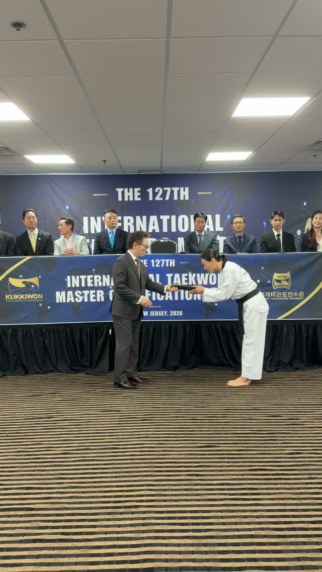 Highlight video 5 from the 127th International Taekwondo Master Qualification Course