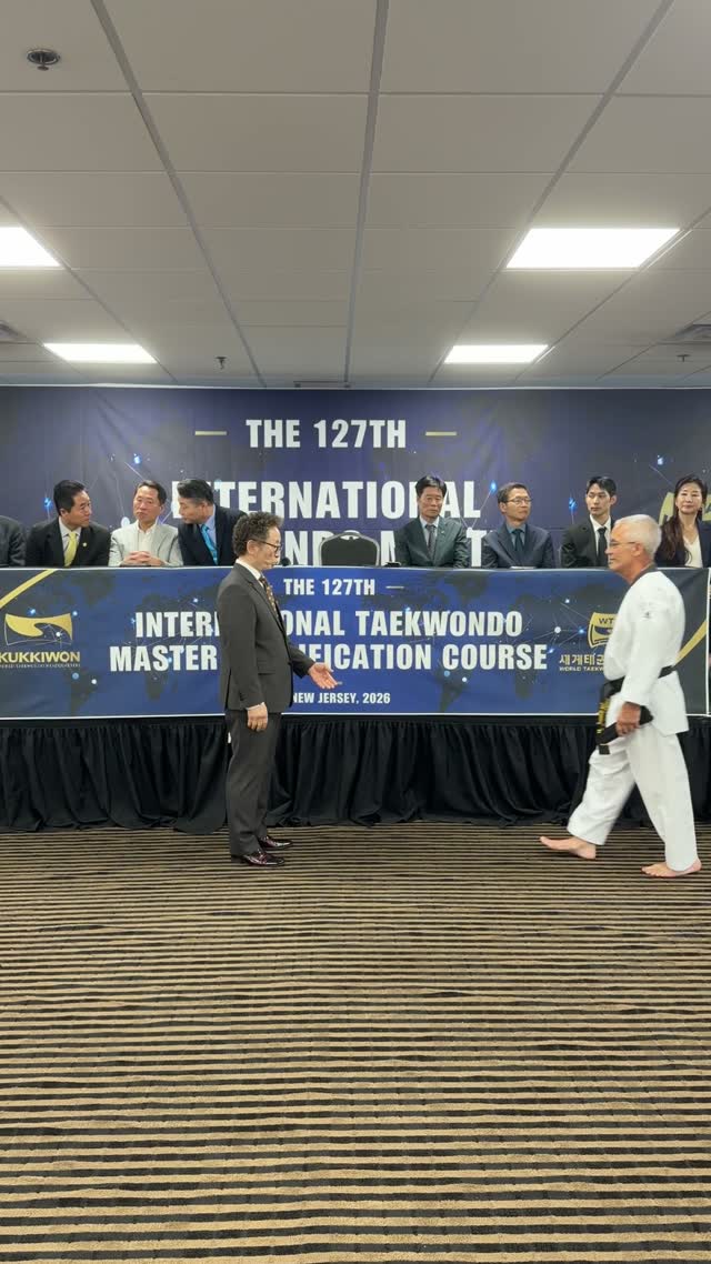 Highlight video 6 from the 127th International Taekwondo Master Qualification Course