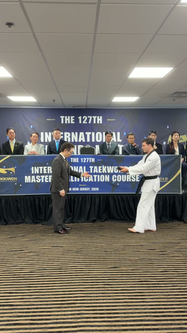 Highlight video 7 from the 127th International Taekwondo Master Qualification Course