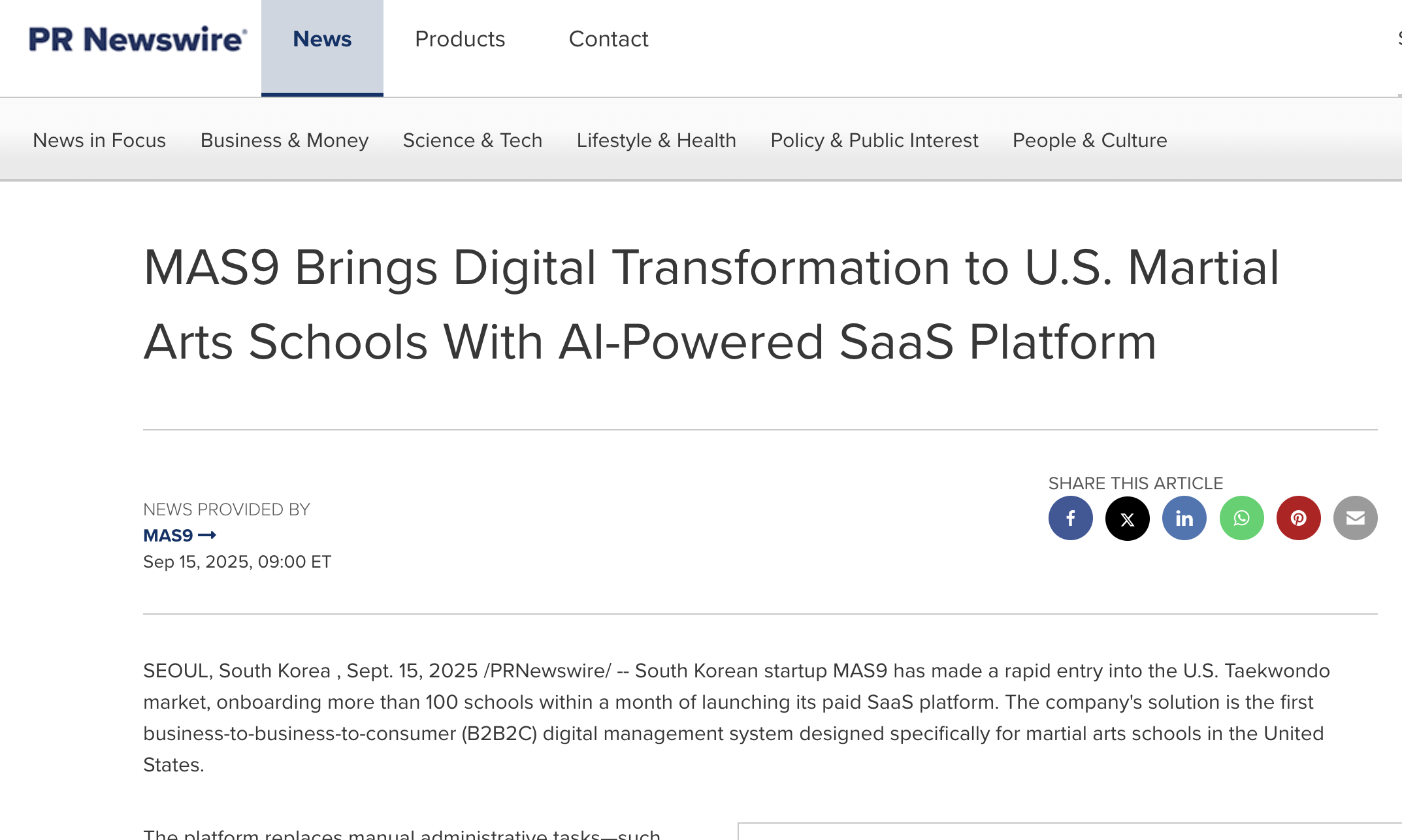 PR Newswire